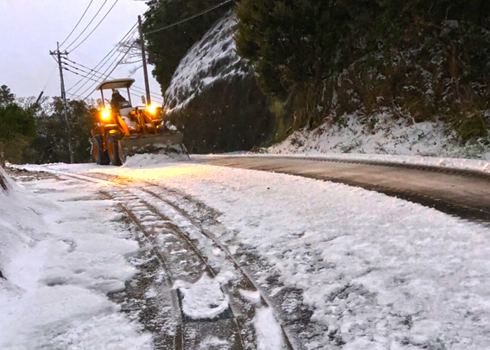 除雪作業